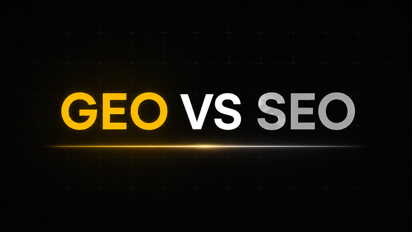 GEO vs SEO